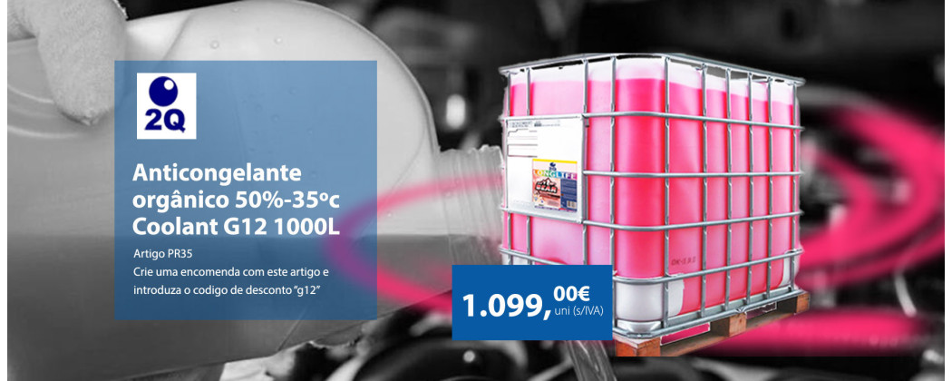 Anticongelante G12 rosa 1000L